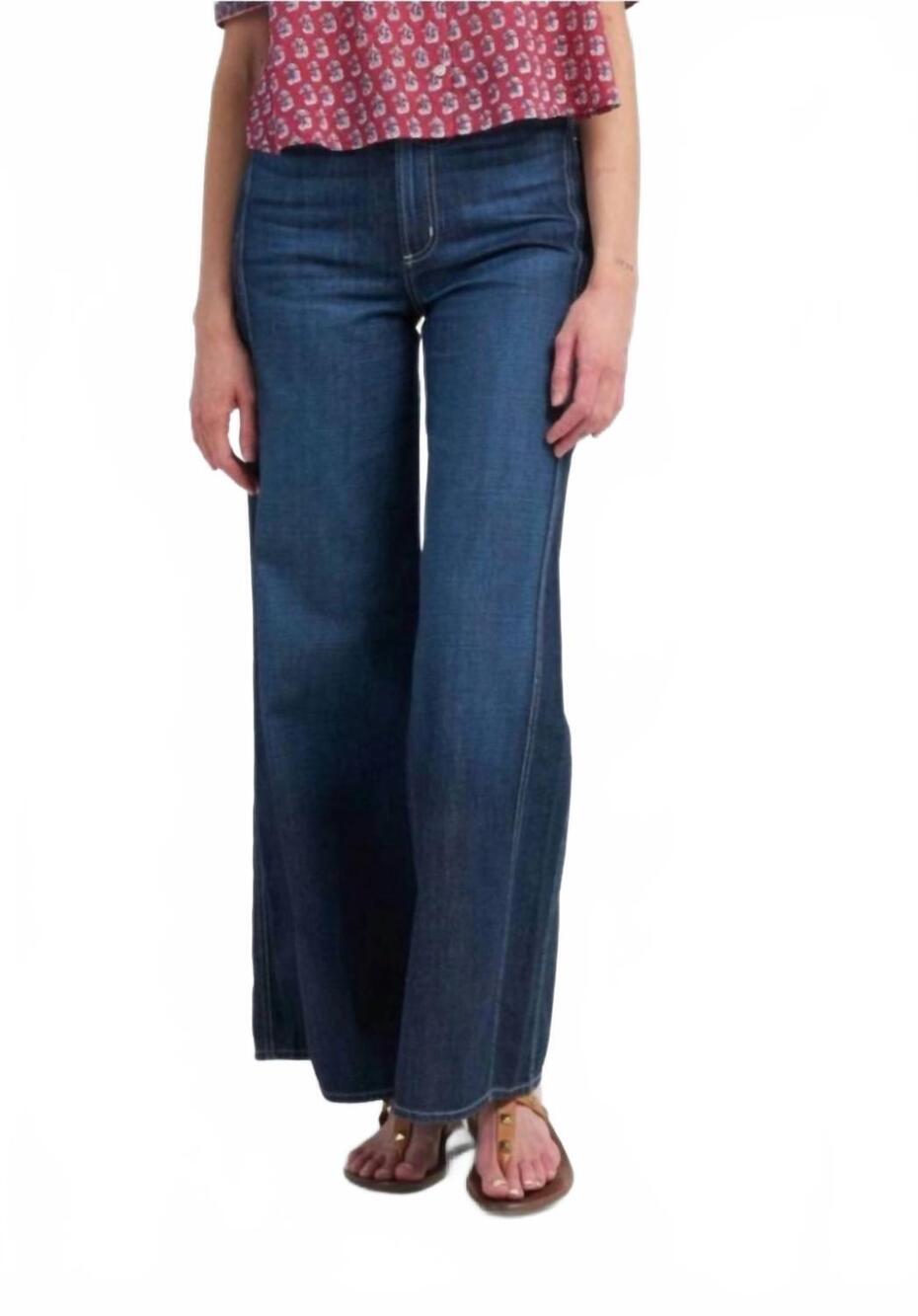 NEW AG JEANS easy wide leg high rise jean in zephyr